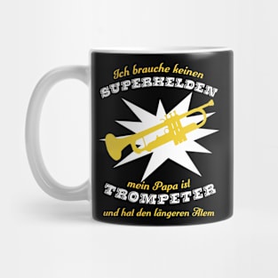 Superheldtrompetenpapa Mug